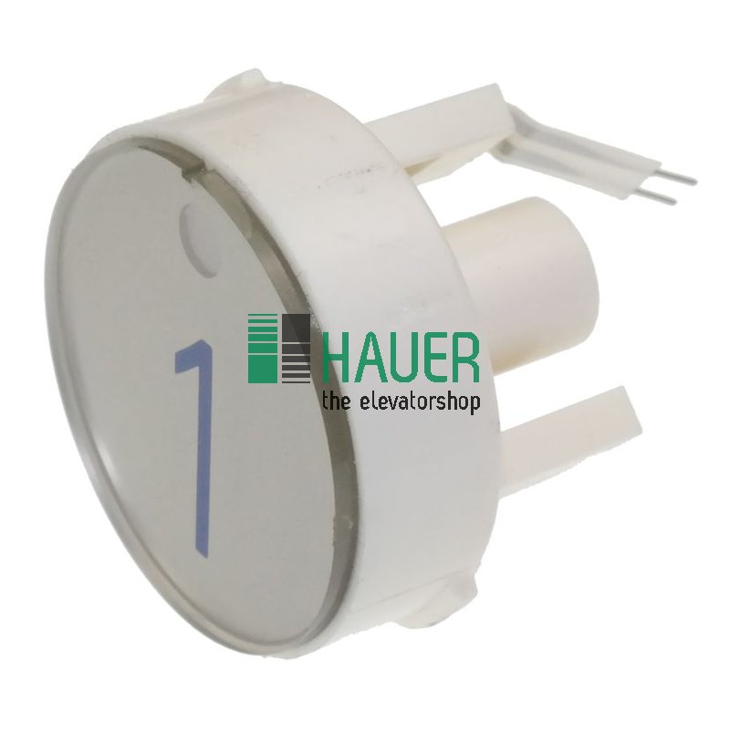 Push button, D1, green, 1