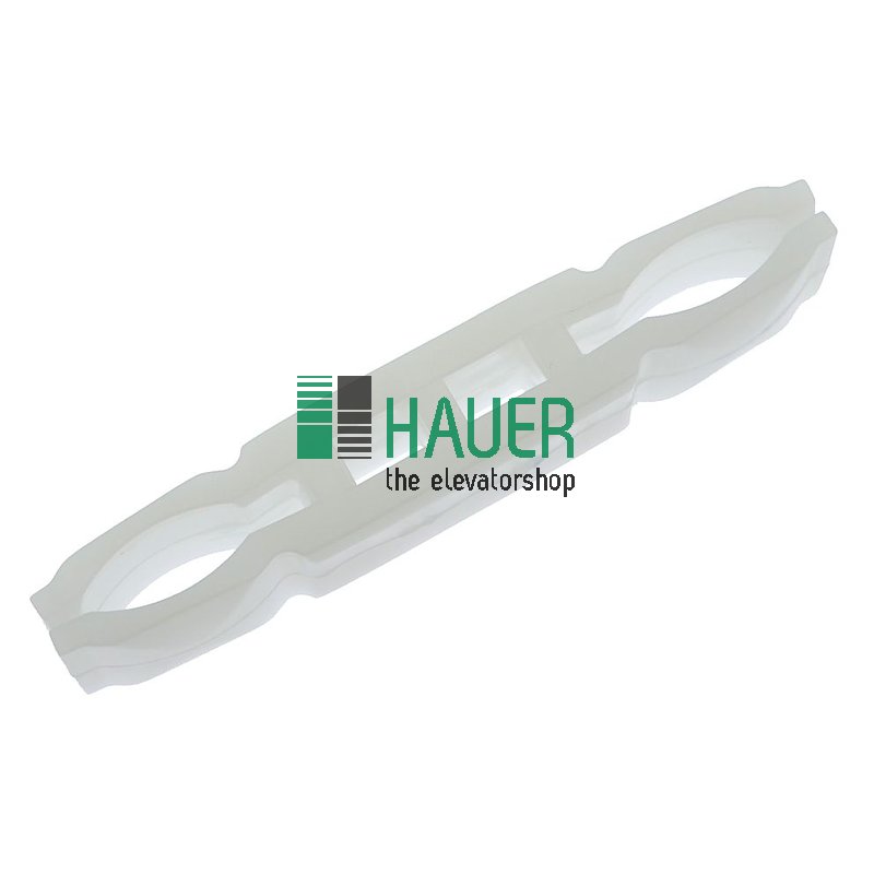 Plastic door guide shoe for ADC doors, l=70mm