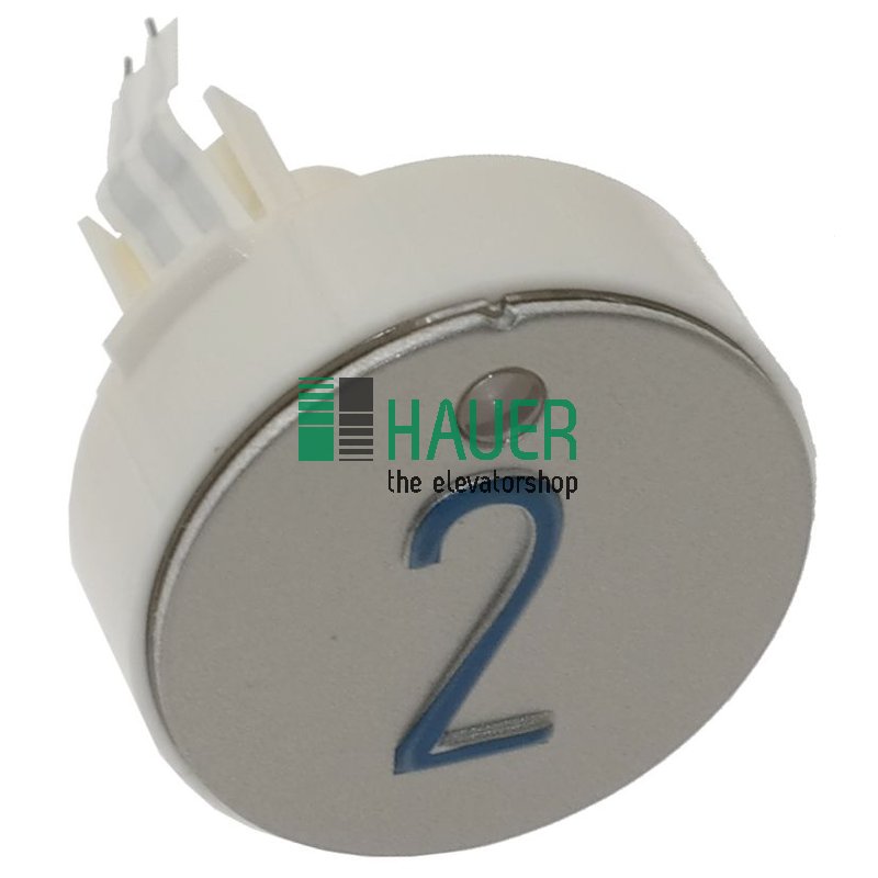 Push button, D1, green, tactil, 2