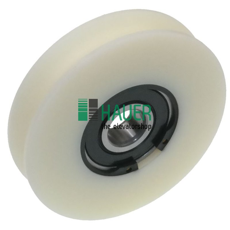 Door roller D95/86/17*20, round groove HuS