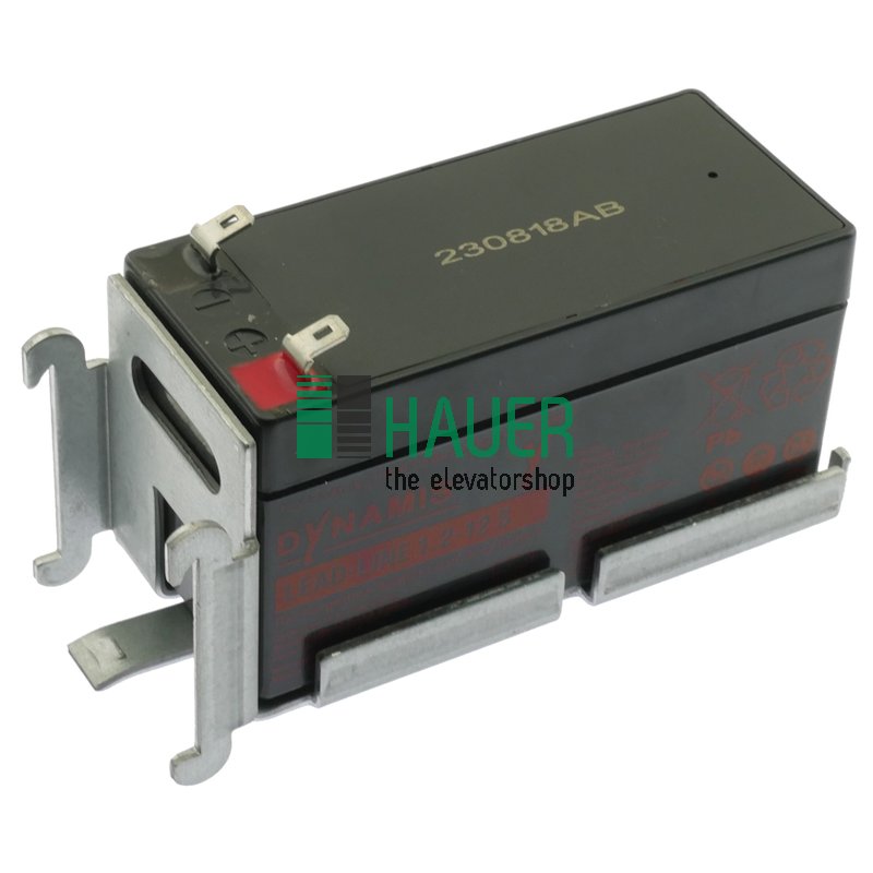 Batterie 12V,  1.1AH, zur Hutschienenmontage