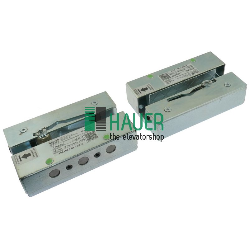 Fangvorrichtungen li+re, M245-2.16, Typ B, f. 16mm Schiene, P+Q 1500KG