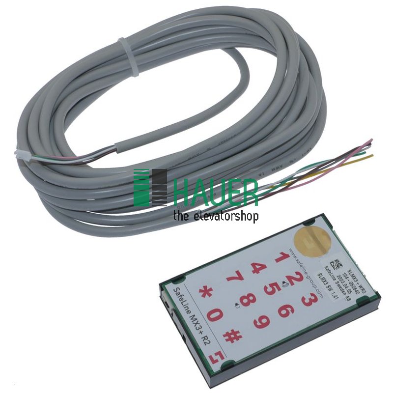 Safe Line, Notruf MX3 Hinterbau mit 3mm LED Piktogramme