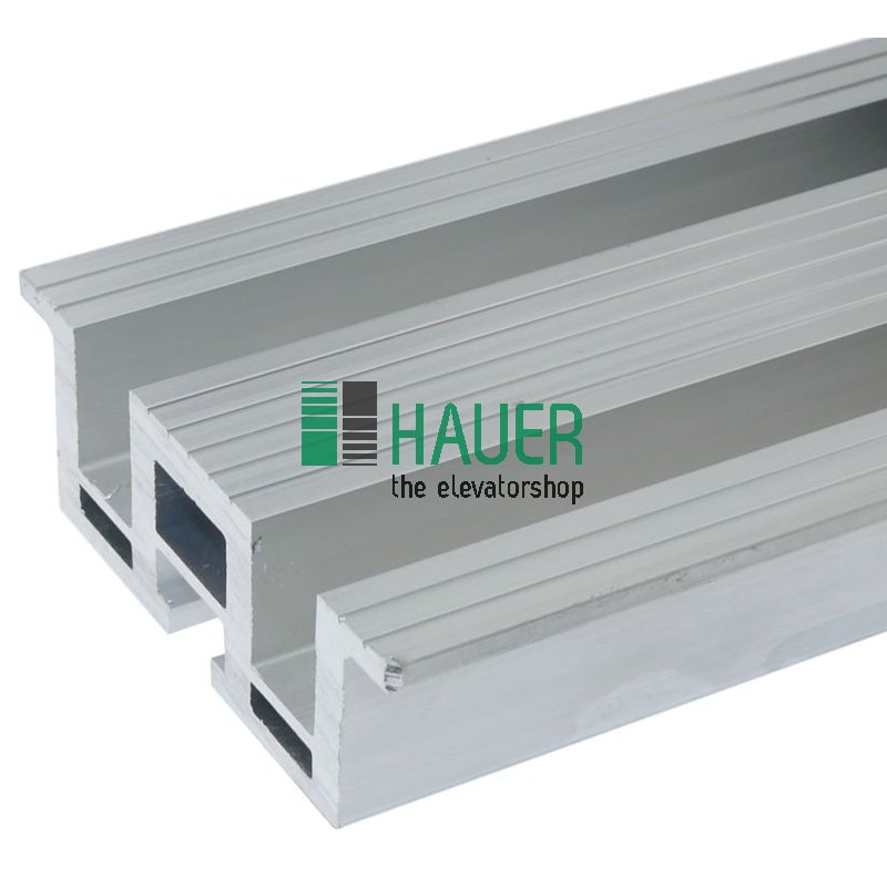 Kabinentürschwelle VVVF, 2-flg.,seitl. öffnend TB=900mm, Alu verstärkt