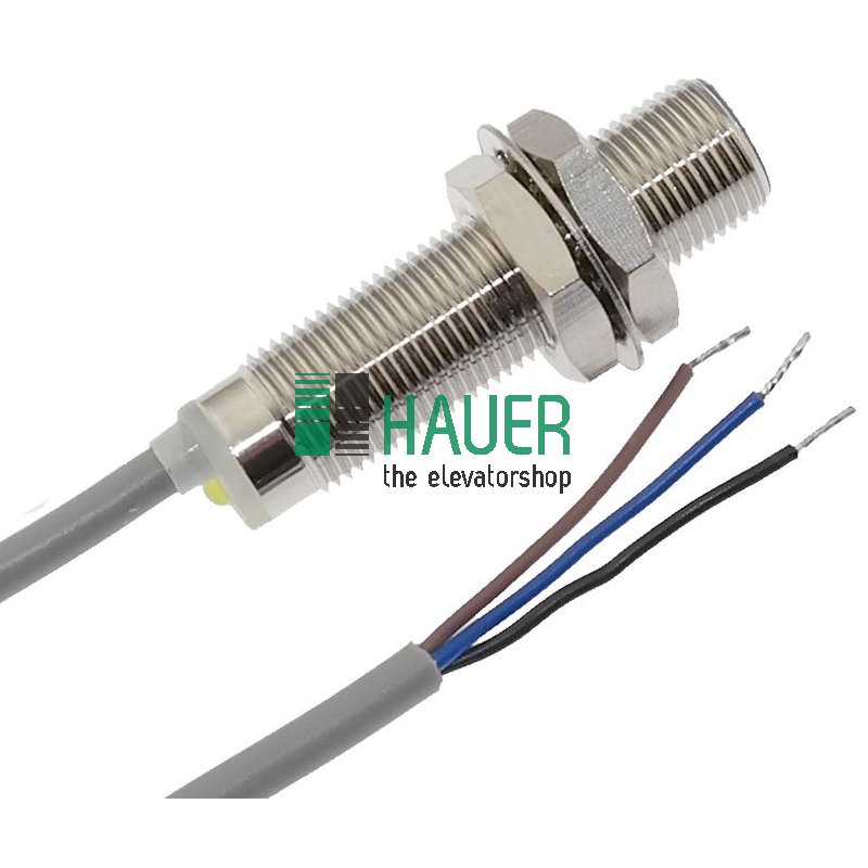 Näherungsschalter 10-30V DC, 2x100MA, NO, M12, Kabel 5m