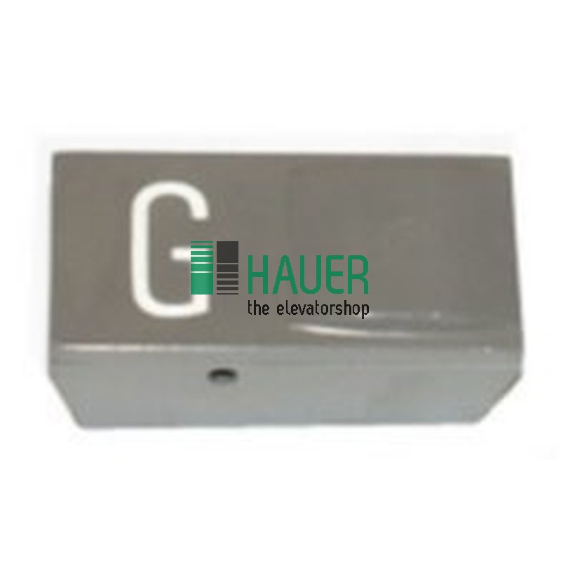 Bouton poussoir, insertion S-gris, sans lentille, G
