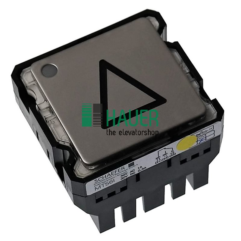 MT56 M, TS1, 30V amarillo, placa V2A mate, engr. flecha arriba