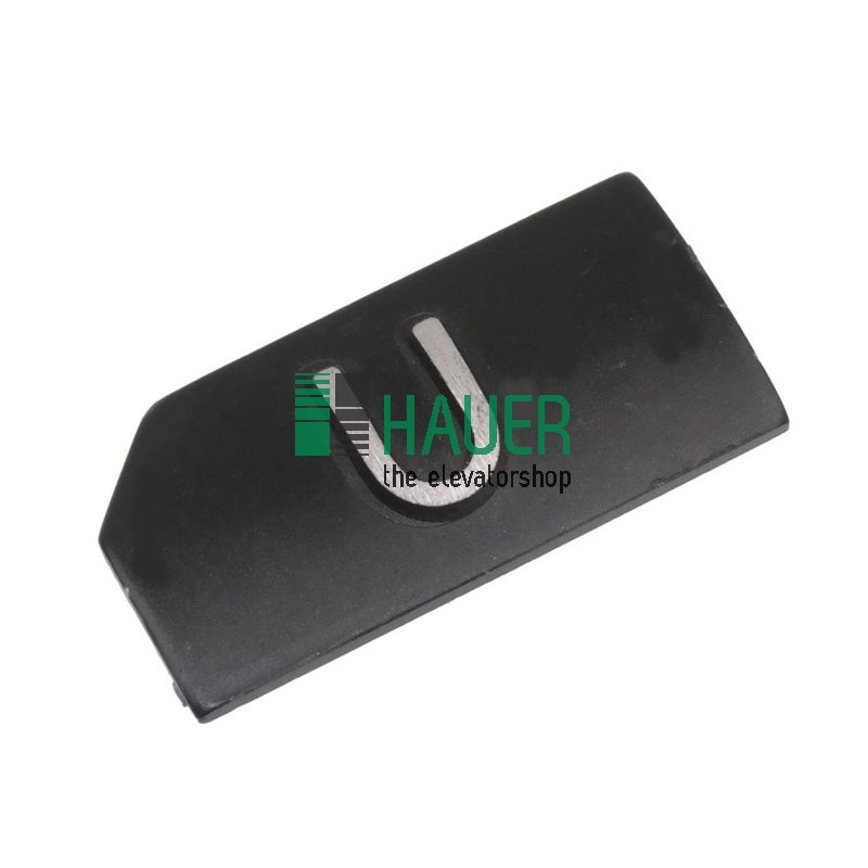 Bouton poussoir M10 AL noir tactile, U