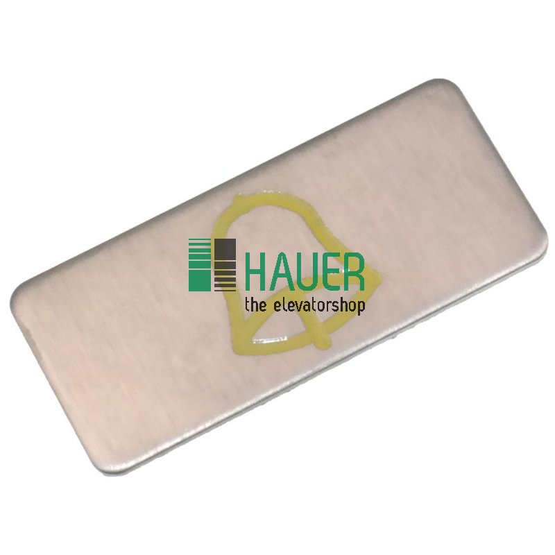 Bouton poussoir SIGT30 acier, insert alarm