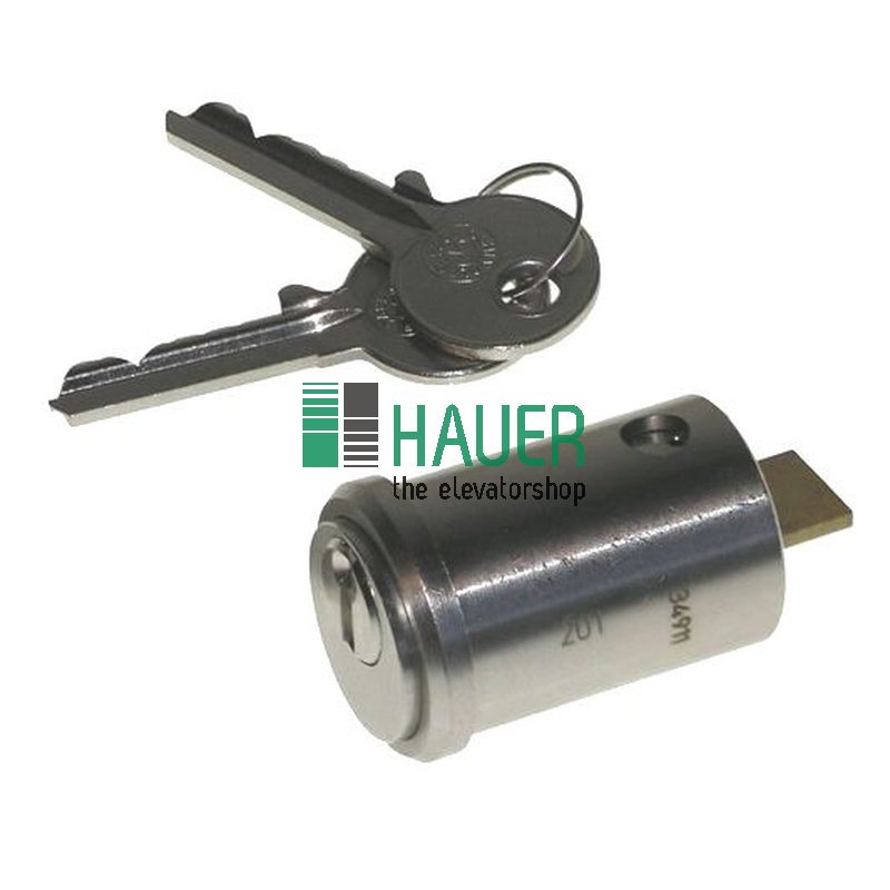 CES cylinder 201 with 2 keys for key switch