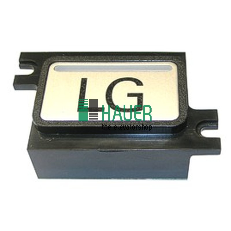 Botonera M, boton con placa circ.MBQ1 con confirm.llamada LG