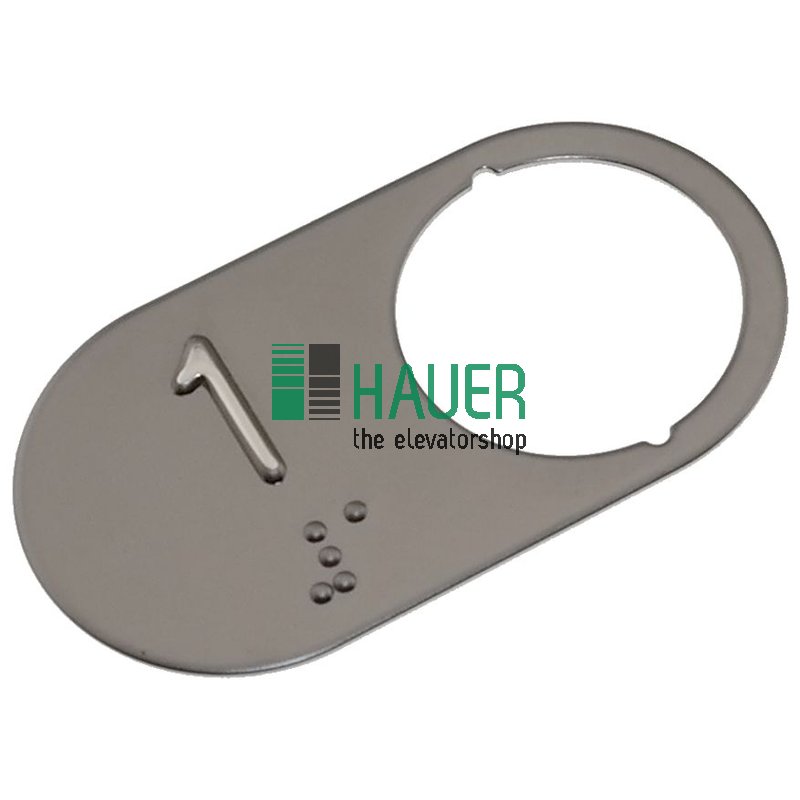 Abdeckblende GEN2, mit Braille, 1