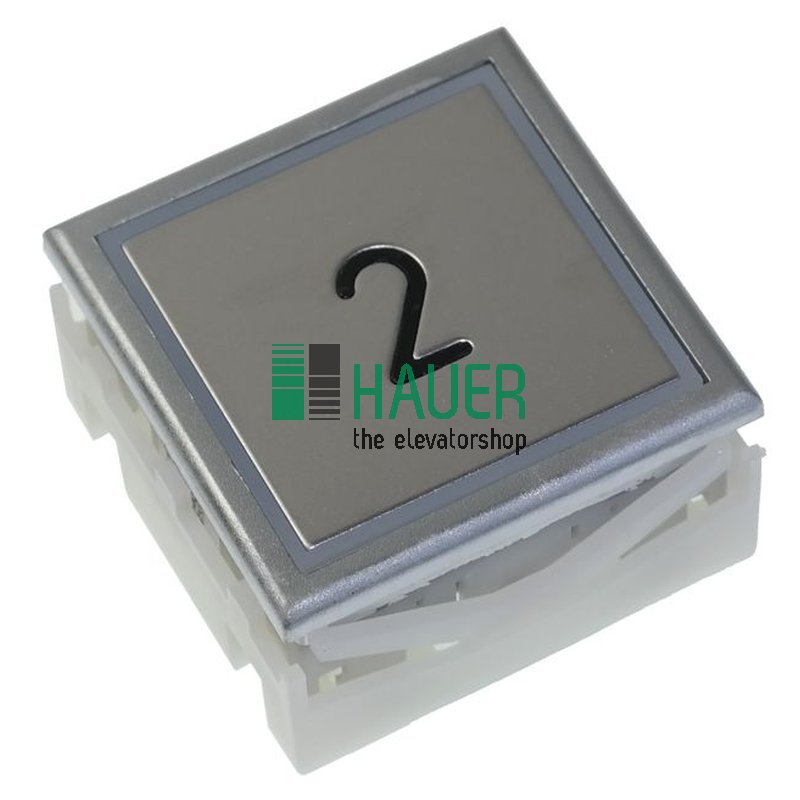 Push button Step Classic, Illumination blue, Sign 2