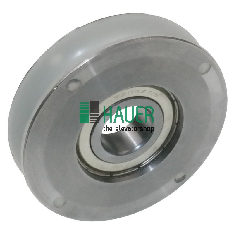 Door roller D80/64 white for sliding door