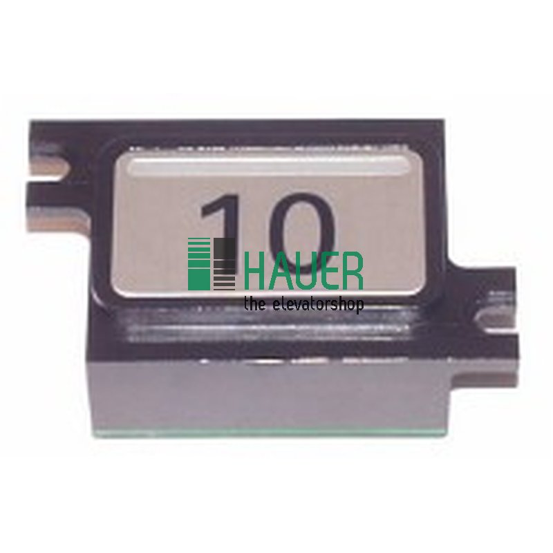 Botonera M, boton c. placa circ. MBQ1 c. confirm.llamada 10