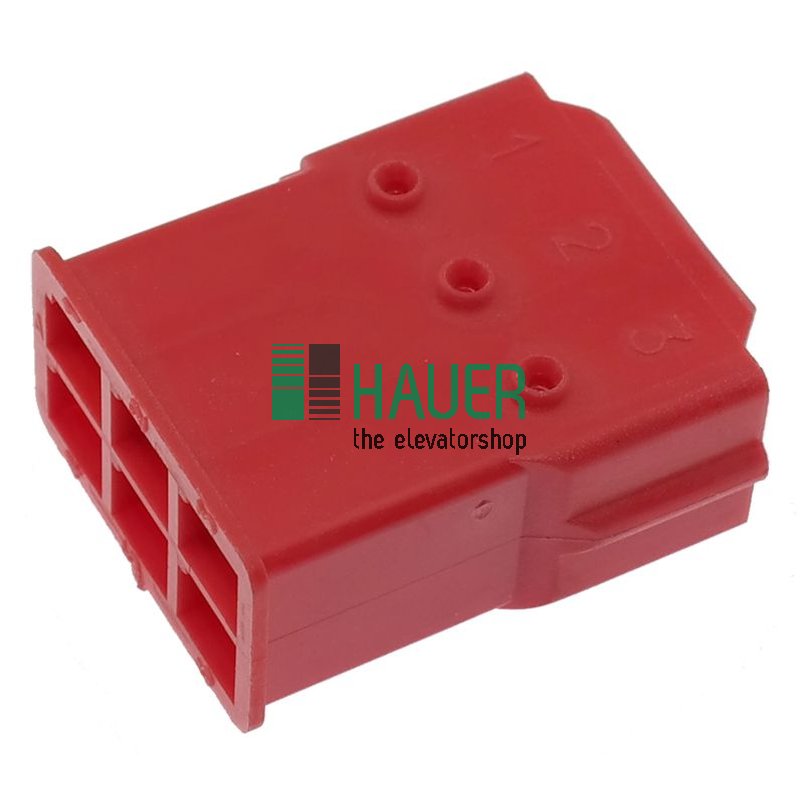 Stecker für Kopierwerk AMP C141 719-3 rot