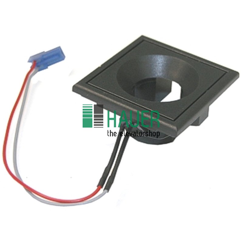 Basic Schlüsselschalterblende mit Quittung , Kabel mit Stecker