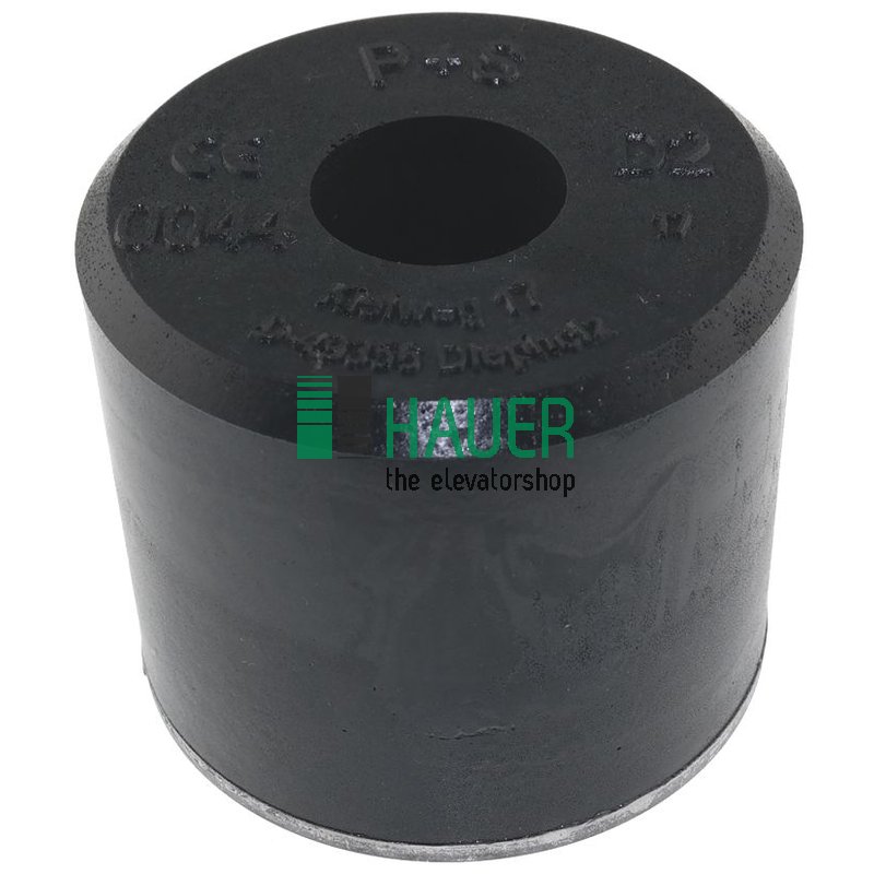 P+S, Aufsetzpuffer D2 Typ A, 100x80mm mit runder Stahlplatte