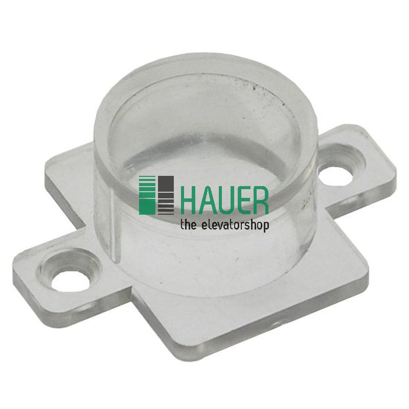 Drucktaster, transparent, ohne Gravur