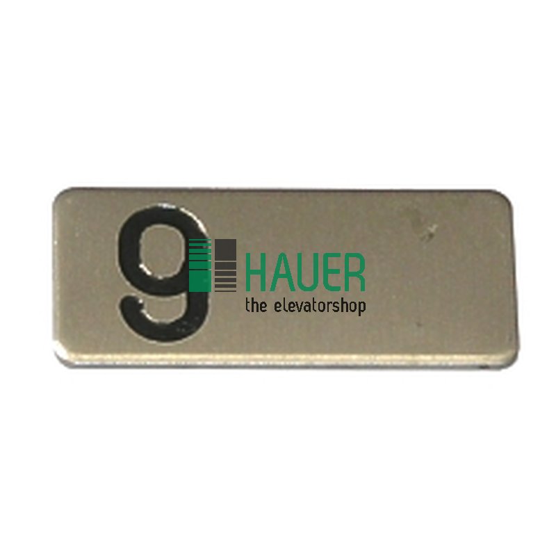 Bouton COP300, acier, insert 9