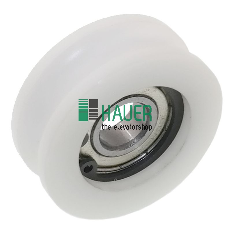 Door roller D44/38/12*16.2, round groove