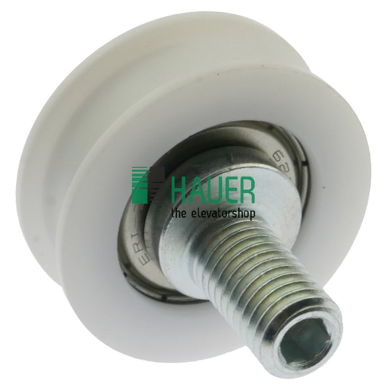 Gegenrolle D43 mit Exzenter, Rechtecknut