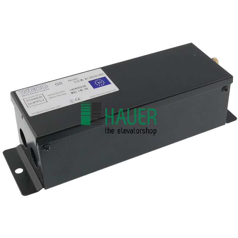 Fuente de alimentación Weco G5, multivoltaje, 24VDC-230VAC