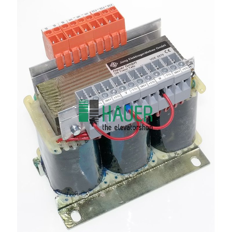 Dreiphasentransformator Typ 101 220/380V S: 95-105-0-16V