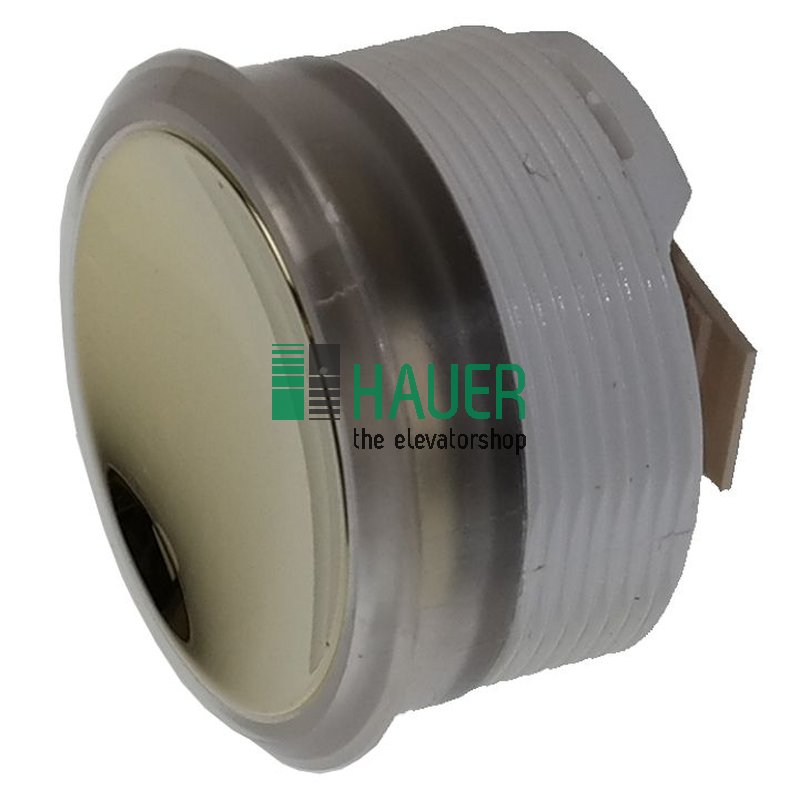 Bouton illumine vert fini ton or (MCS)