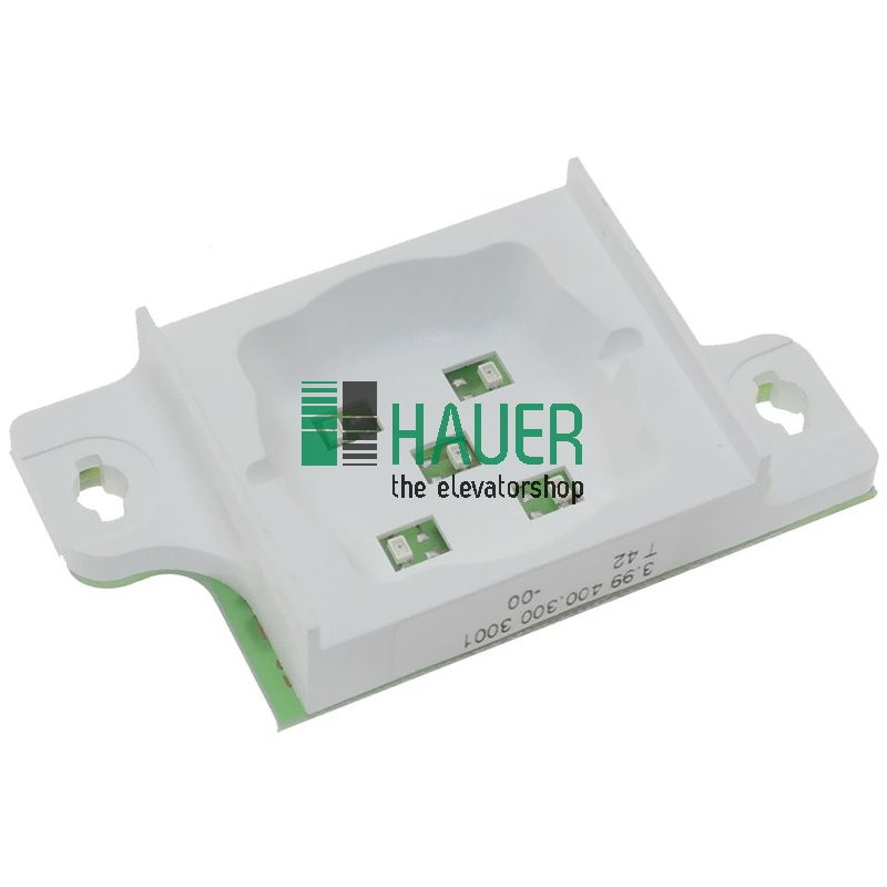 Leuchtfeld LED rot (Notlicht) 12V, 3-pol Anschluß