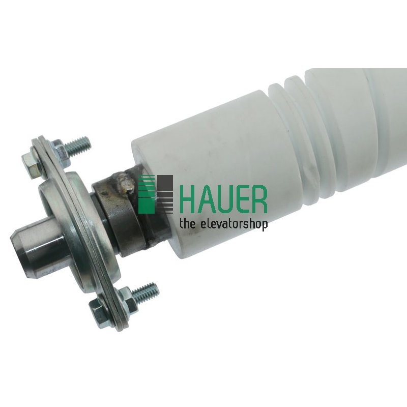 Door drive shaft central with nut and end bearing, co=800