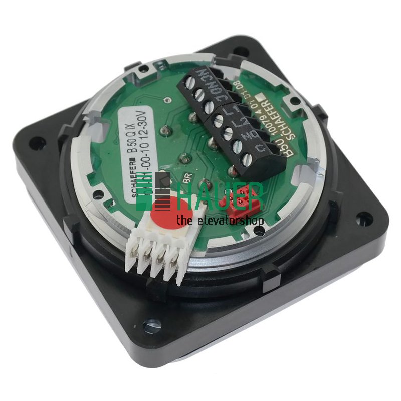 B50Q XL,Geh.P-Cr,IX, 12-30V rot,Tastpl.V2A matt, ohne Tastplatte