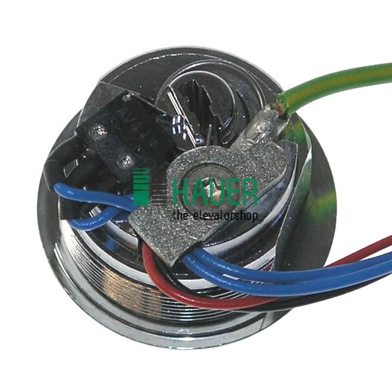 Contact de cle rouge led, SH2 spring return