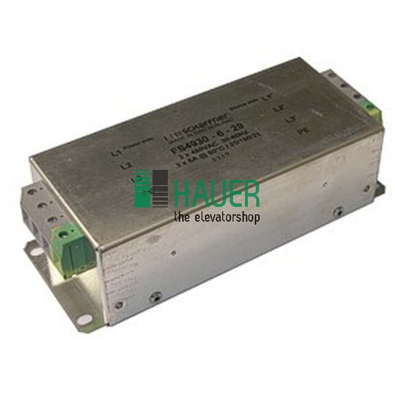 Filtro electricidad 3*400V 6A (LC)