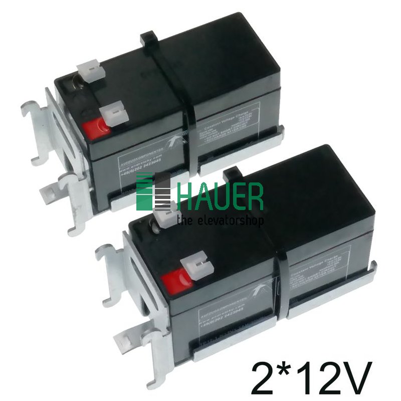 Akku 12V+12V  für Hilfsstromquelle 24V, 1.2Ah, Set=2