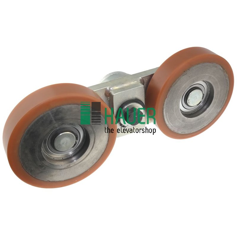 Double rouleau Vulkollan, T2020 Adiprene, d=150mm