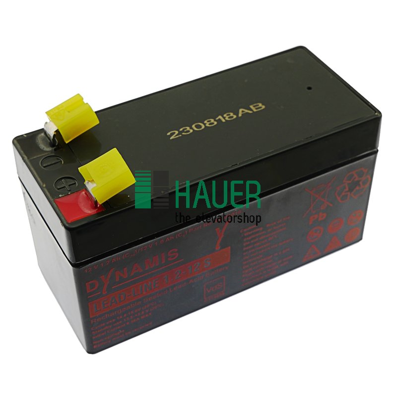 Batterie 12V, 1.2 AH mit Steckanschluss