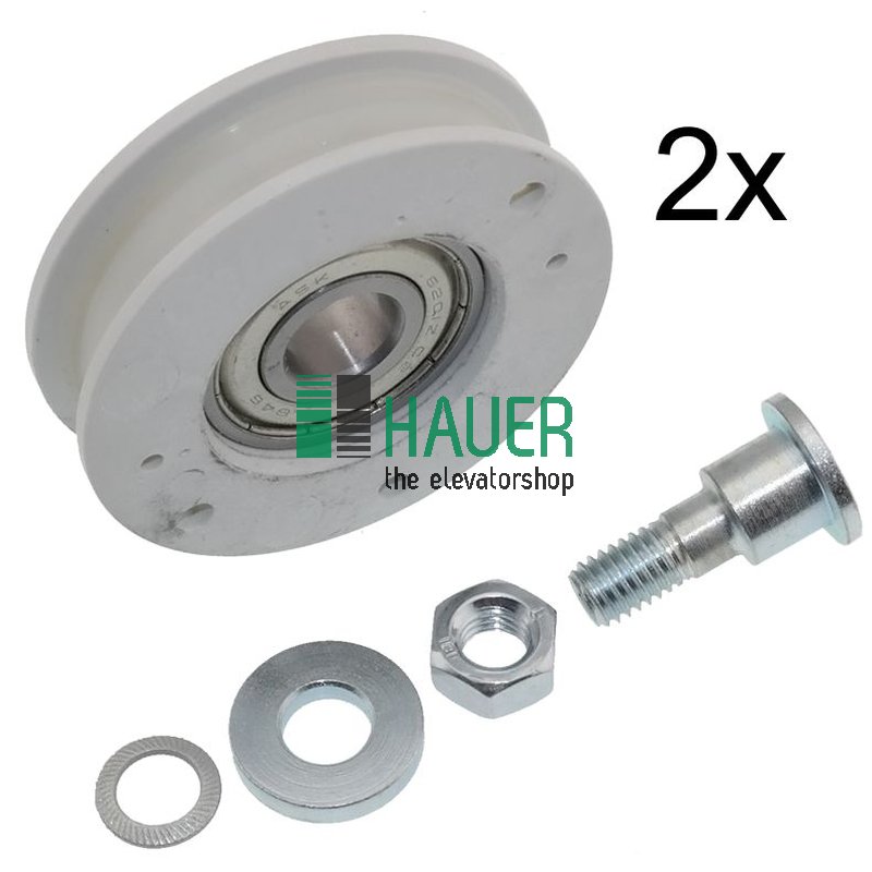 Türrolle D58 für Logos-Tür u. LD2T, Set=2