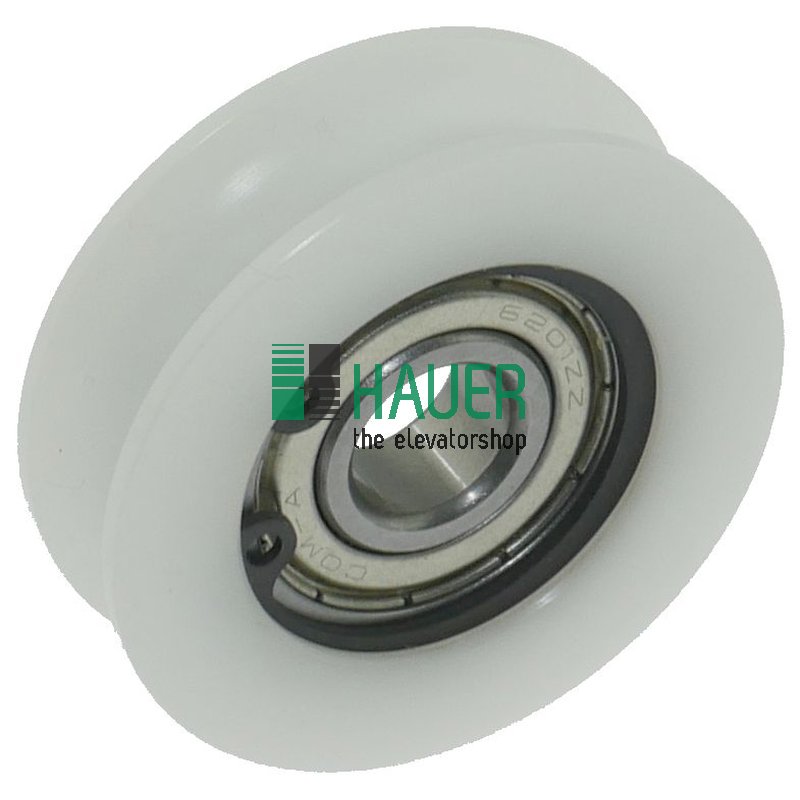 Door roller D50/40/12*14.5, round groove 8