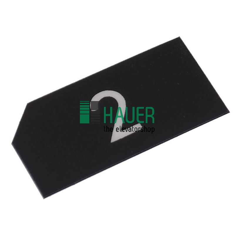 Plaquette M10, autoadhesive, 2