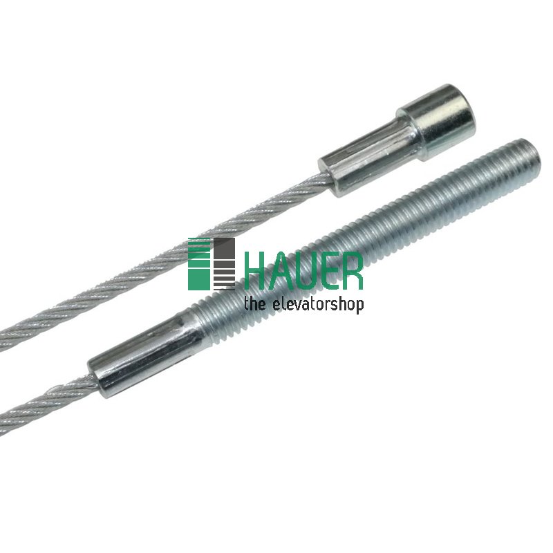 Kabinentür, zentral öffnend, TB=800 Türseil, 4-flüglig