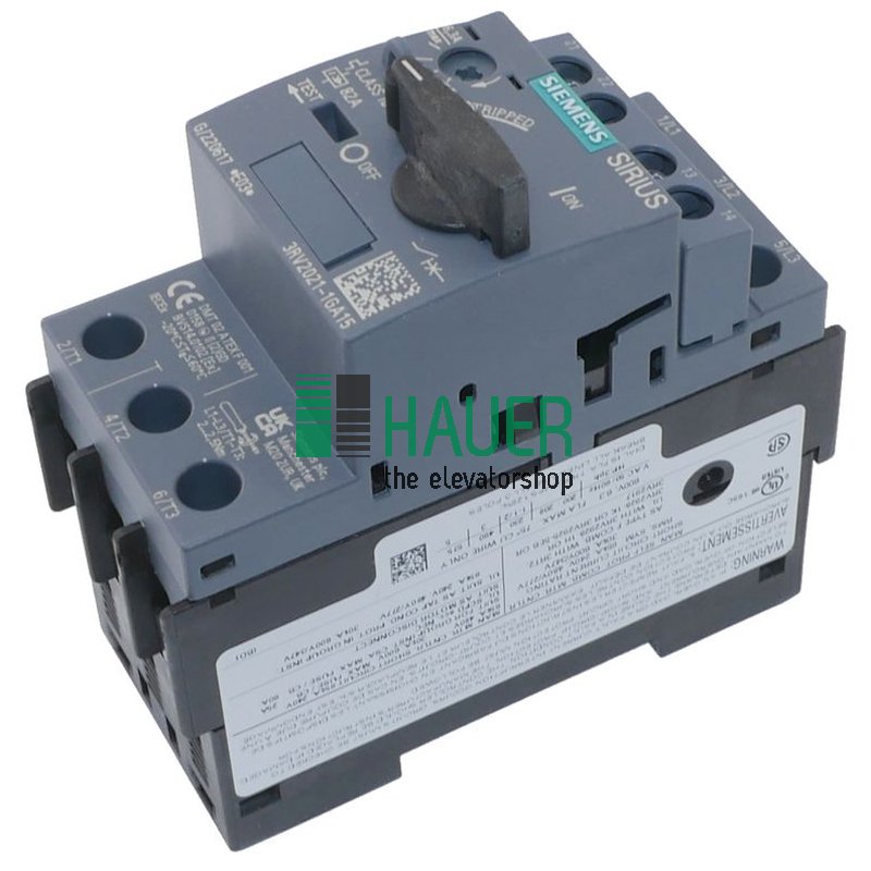 Motorschutzschalter RV 4,5-6,3A + HK11