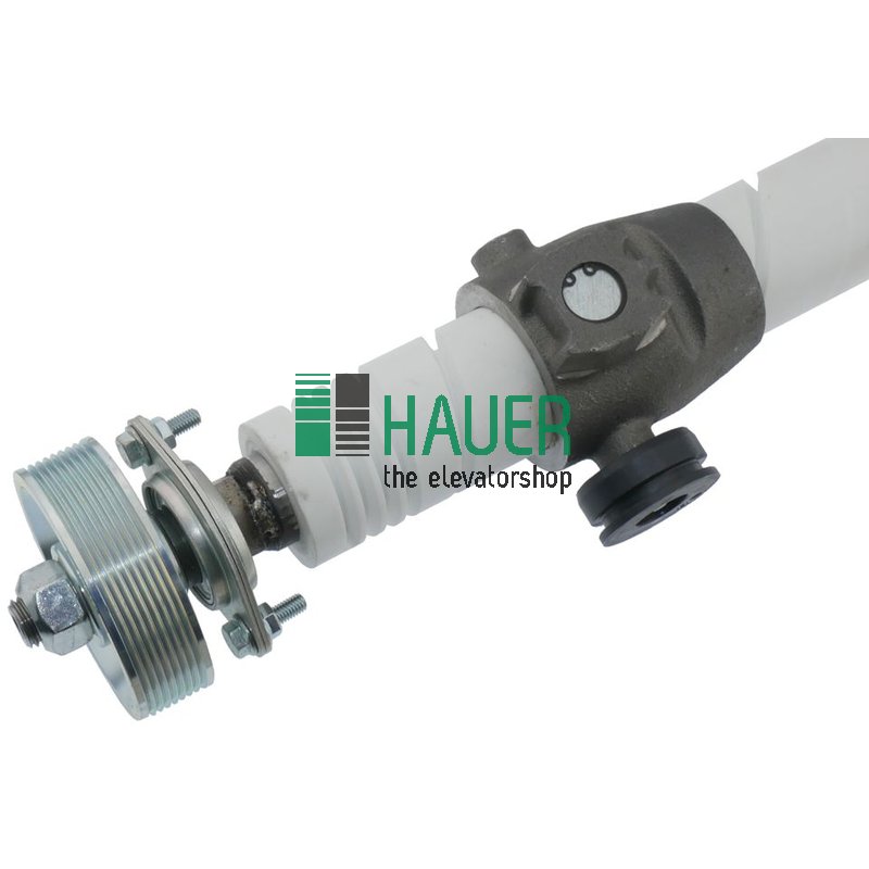 Door drive shaft central with coupler and end bearing, TB=1400