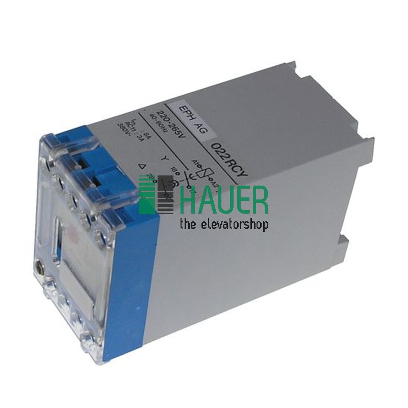 Zeitrelais 022RCY 220 - 265V 40 - 60HZ 2 - 50 SEK.