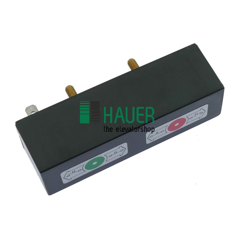 Reed contact MAK-3214-P-STK, angular design, fixing screws, bistable
