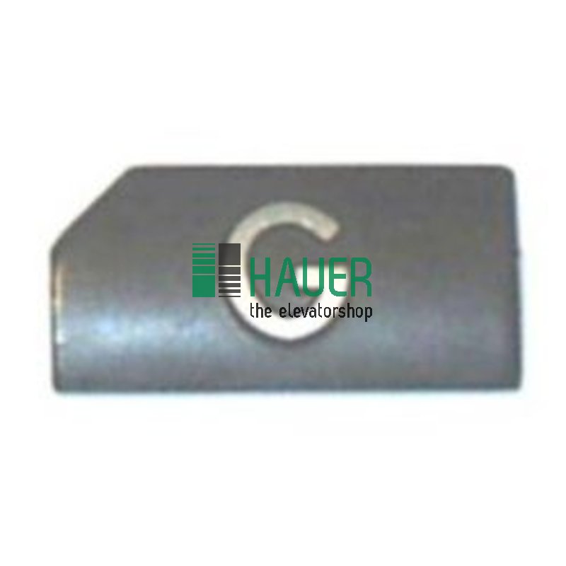 Bouton poussoir M10 AL noir tactile, insert G