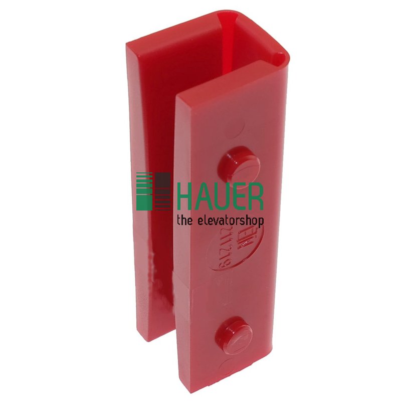 Guide shoe insert 100*30*2 groove 9.5