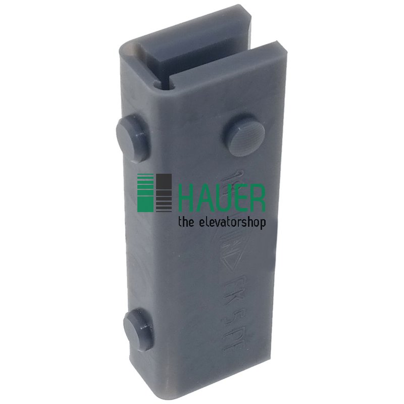 Guide shoe insert EK5PE (black) rail 5