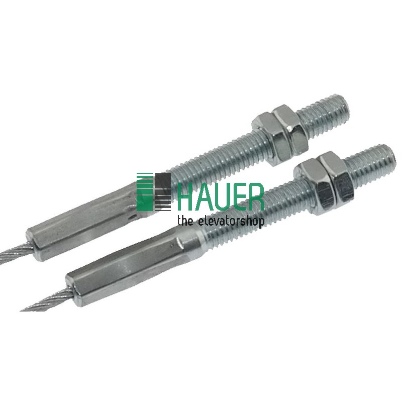 Cuerda 3mm,  1956mm rosca a ambos lados