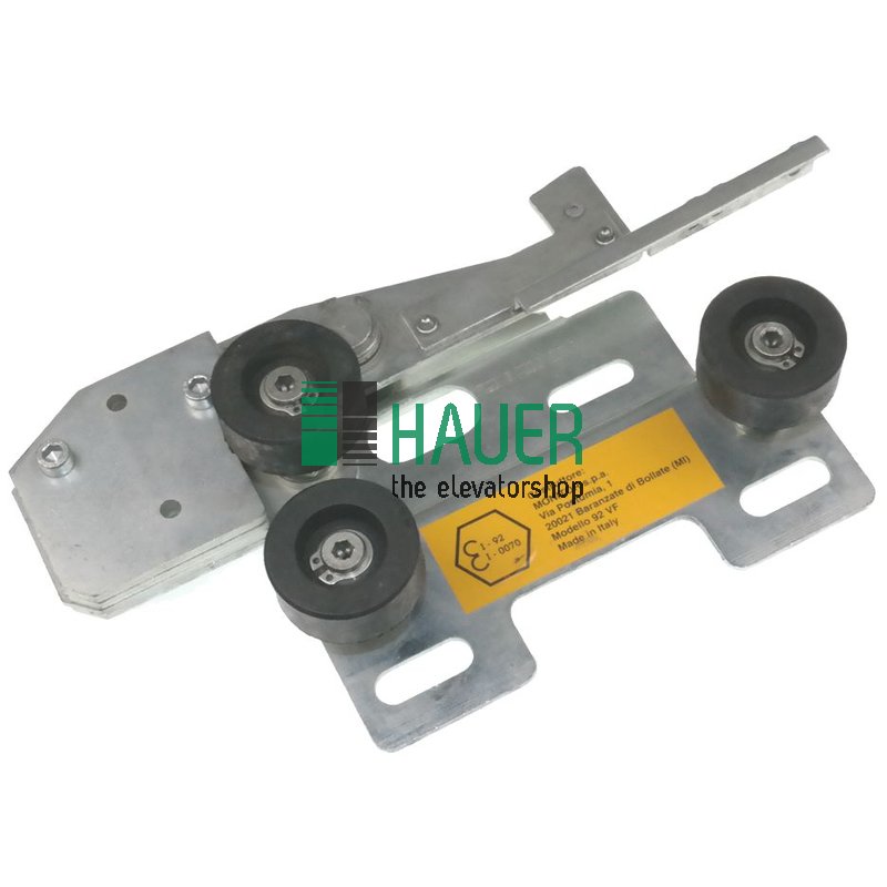 Hakenriegel mit Rolle VF92, 2AS/3AS/4AO, links